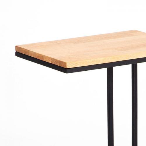 Столик журнальний, кавовий GoodsMetall з металу в стилі Loft 680х446х300 Столик журнальний, кавовий GoodsMetall з металу в стилі Loft 680х446х300