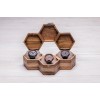 Дерев'яний органайзер для наручних годинників ecoWalnut 7.3х27.1х14.1 см