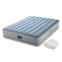 Надувне ліжко Intex 64159-2, 152 х 203 х 36 см, вбудований електронасос, подушки. Двоспальне