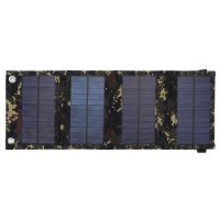 Сонячна панель Solar Power портативна зарядна станція складана з USB 5V - 10W камуфляж (SPH10)