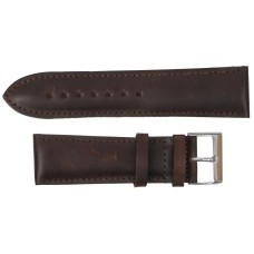Ремінець для годинника Mykhail Ikhtyar зі шкіри 24 мм Коричневий (S519-24S brown)
