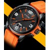 Наручний годинник чоловічий NaviForce Young Orange Чорний (3492)