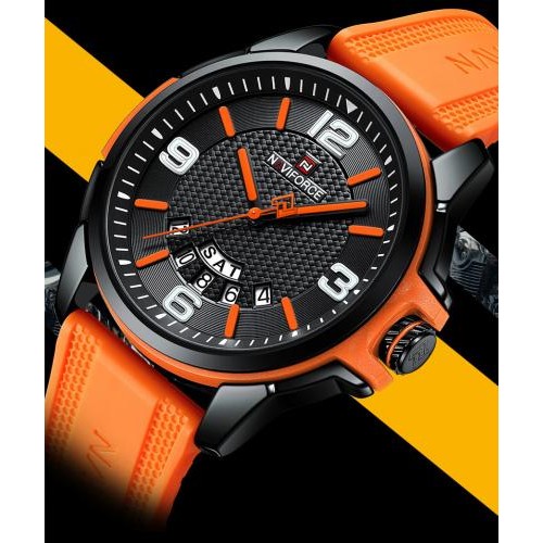Наручний годинник чоловічий NaviForce Young Orange Чорний (3492) Наручний годинник чоловічий NaviForce Young Orange Чорний (3492)