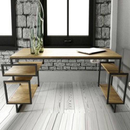 Стіл письмовий GoodsMetall із металу в стилі Лофт 1350х650х750 СТП155 Стіл письмовий GoodsMetall із металу в стилі Лофт 1350х650х750 СТП155