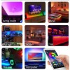 Світлодіодна стрічка із блютузом мікрофоном музичний RGB USB 10м HMD 136-13127827