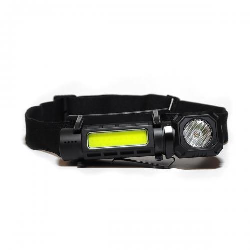 Ліхтар акумуляторний налобний HeadLight WJ-988 3W+COB3W