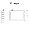 FPV монітор для відображення відеосигналу від квадрокоптерів та дронів DMKR LST806 5.8 ГГц (101152)