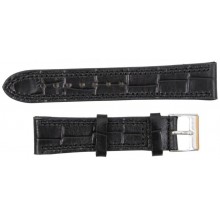 Ремінець для годинника зі шкіри Mykhail Ikhtyar 20 мм Чорний (S529-20S black) Ремінець для годинника зі шкіри Mykhail Ikhtyar 20 мм Чорний (S529-20S black)