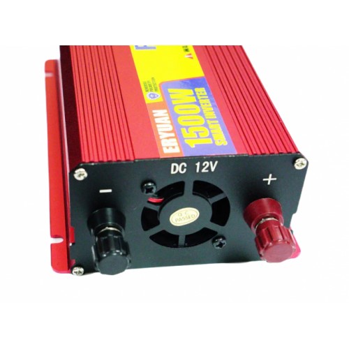 Перетворювач напруги інвертор Eryuan 1500W DC/AC 12V-220V Red (3_02578)