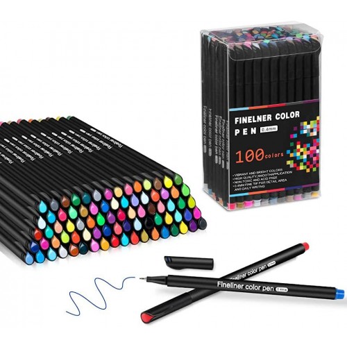 Набір кольорових лінерів Worison 100 кольорів професійний набір для скетчів в інтернет супермаркеті PbayMarket!