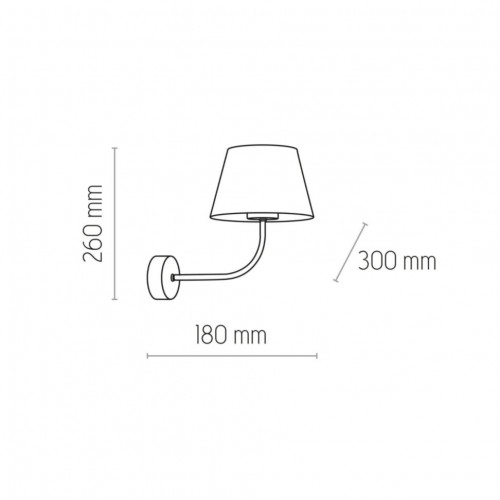 Бра TK Lighting Chicago 18x26 см Коричнево-чорний (TK4186) Бра TK Lighting Chicago 18x26 см Коричнево-чорний (TK4186)