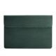 Шкіряний чохол-конверт на магнітах для MacBook 13 Зелений Crazy Horse BlankNote