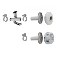 Набір для підключення фільтр-насоса Intex 22024 до басейну зі штуцерами → для шлангів під хомути