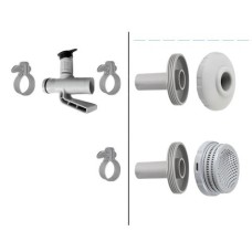 Набір для підключення фільтр-насоса Intex 22024 до басейну зі штуцерами → для шлангів під хомути