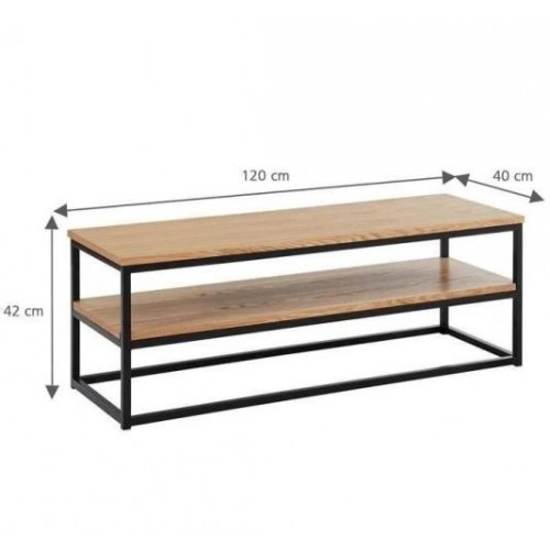 Тумба під телевізор GoodsMetall із металу в стилі Лофт 1200х420х400 СК4 Тумба під телевізор GoodsMetall із металу в стилі Лофт 1200х420х400 СК4