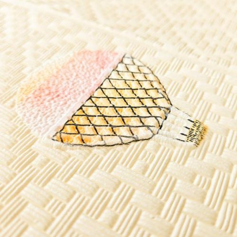 Панель стінова 3D 700*700*4mm повітряні кулі рогожка (D) Sticker Wall SW-00001973