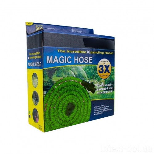 Шланг садовий поливальний з розпилювачем MAGIC HOSE 87533 15 м Зелений (hub_go6fgq)