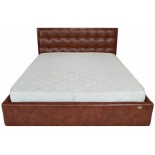 Ліжко двоспальне Richman Chester New Comfort 160 х 190 см Мадрас Whisky Коричневий