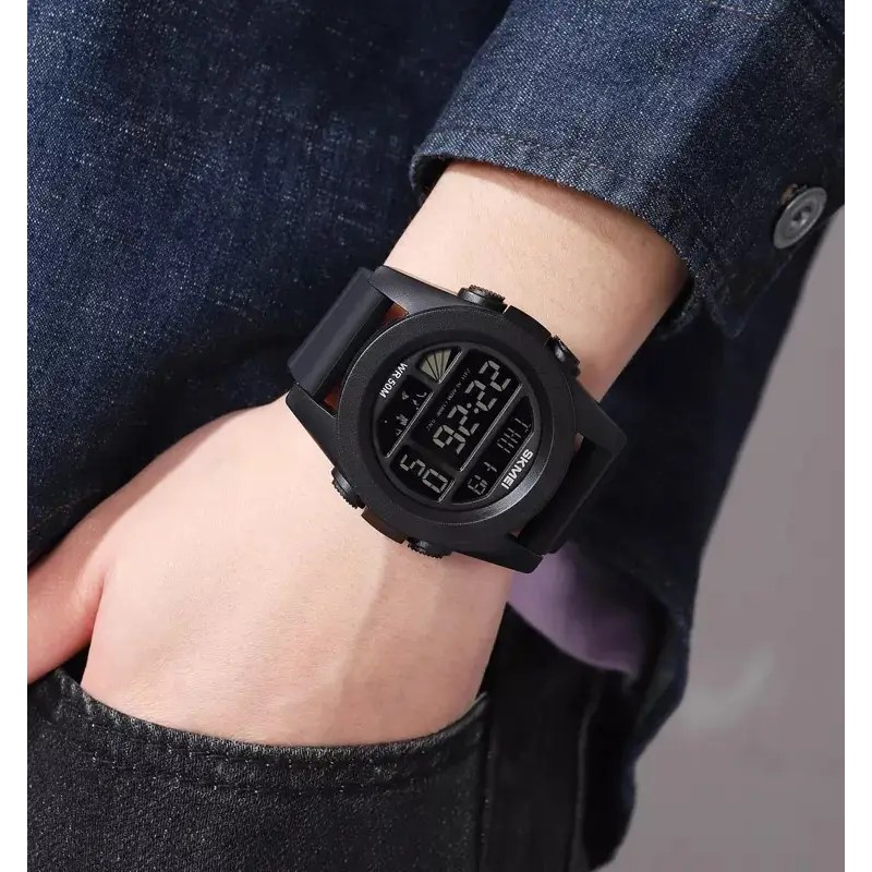 Чоловічий спортивний годинник Skmei 1906 Чорний