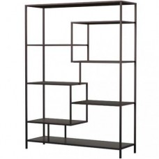 Стелаж для зберігання в стилі Loft Чорний NS-1928 1680x1200x400 мм