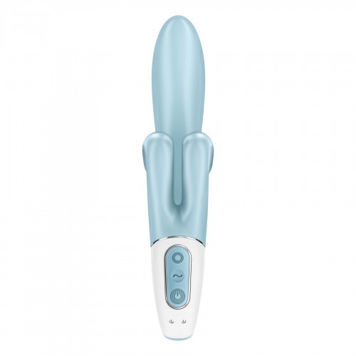 Вібратор-кролик Satisfyer Touch Me Blue, подвійний відросток, 3 потужні мотори в інтернет супермаркеті PbayMarket!