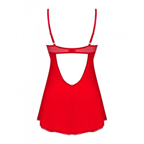 Пеньюар Obsessive Ingridia chemise & thong M/L в інтернет супермаркеті PbayMarket!