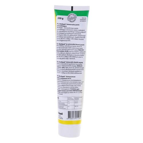Паста для клоччя Unipak Multipak 200 гр. ущільнювальна (газ, вода) Паста для клоччя Unipak Multipak 200 гр. ущільнювальна (газ, вода)