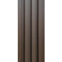 Декоративна стінова рейка Sticker Wall WPC Венге 160x3000x23 мм (SW-00001537)