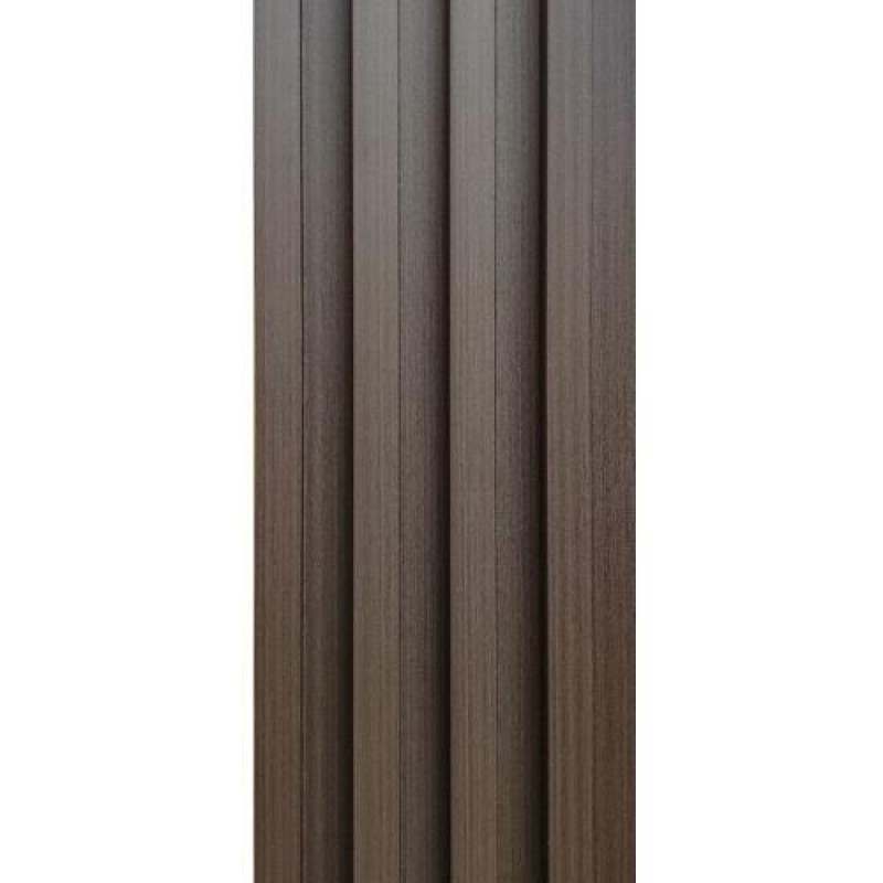 Декоративна стінова рейка Sticker Wall WPC Венге 160x3000x23 мм (SW-00001537)
