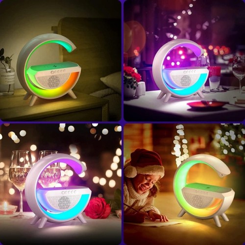 Лампа настільна RGB великий нічник OPT-TOP AS-K10 з бездротовою зарядкою для телефону (1876495732)