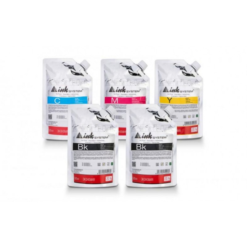 Комплект сублімаційного чорнила INKSYSTEM Epson L1300 500 мл 5 шт Різнокольоровий (16631)