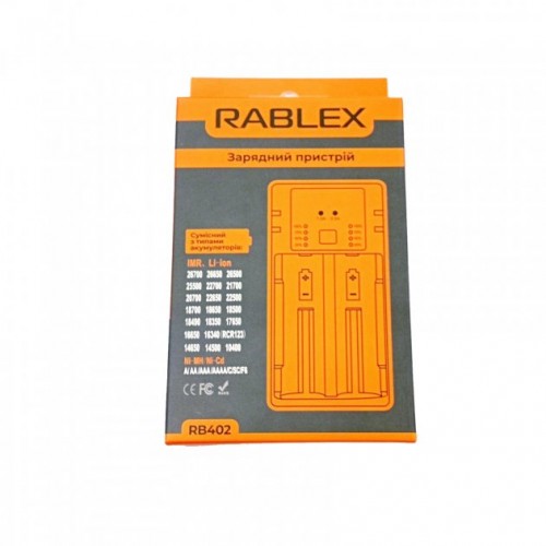 Зарядний пристрій для акумуляторів Rablex RB 402 Зарядний пристрій для акумуляторів Rablex RB 402