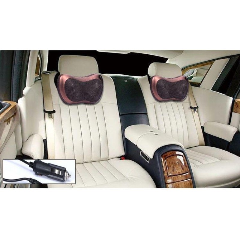 Масажна подушка Спартак Car and Home Massage Pillow Коричнева