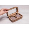 Підставка органайзер для годинників ecoWalnut 7х18х9.5 см
