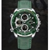 Наручний годинник чоловічий NaviForce Fly ArmyGreen Сріблястий (2743)