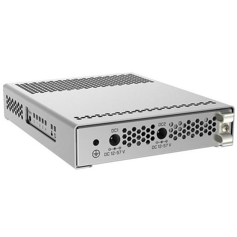 Комутатор MikroTik CRS305-1G-4S+IN (1x1GE, 4xSFP+, Dual PSU, L3)