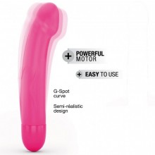 Вібратор Dorcel Real Vibration M Magenta 2.0, діаметр 3,7см, перезаряджається, для точки G, водостій