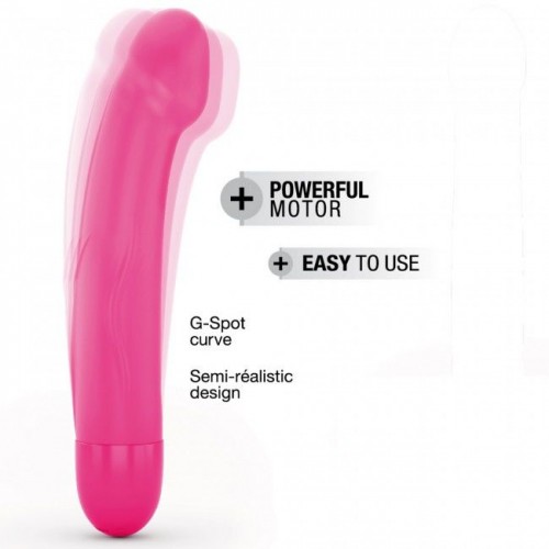 Вібратор Dorcel Real Vibration M Magenta 2.0, діаметр 3,7см, перезаряджається, для точки G, водостій в інтернет супермаркеті PbayMarket!