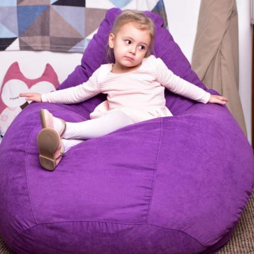 Крісло Мішок Груша Велюр 150х100 Студія Комфорту Великий фіолетовий Крісло Мішок Груша Велюр 150х100 Студія Комфорту Великий фіолетовий