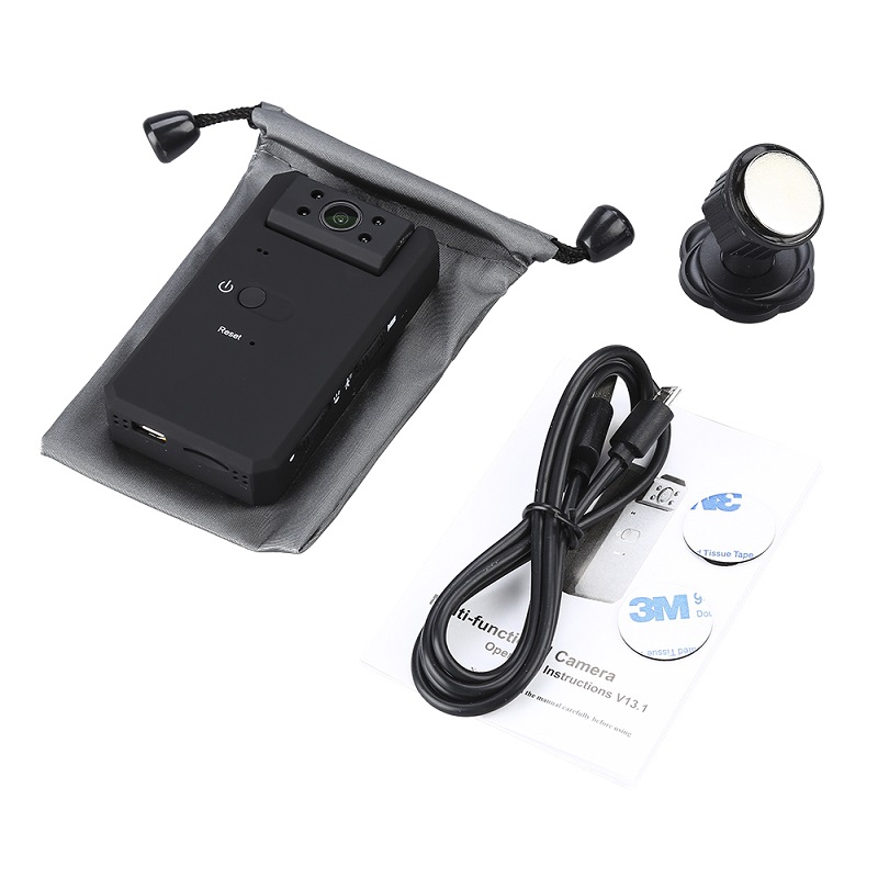 Компактний відеореєстратор FullHD Mini DV Boblov MD90, до 8 годин запису, детектор руху