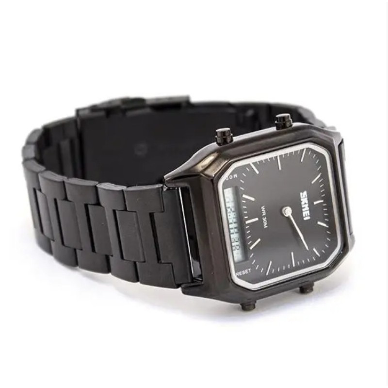 Наручний чоловічий годинник Skmei 1220 Tango Чорний