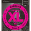 Струни для бас-гітари D'Addario ECB81-5 Chromes Flatwound Regular Light Bass Strings 45/132