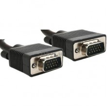 Кабель Cablexpert (CC-PPVGA-20M-B) VGA-VGA HD15M/HD15M з 2-ма фер. кільцями, подвійний екран, чорний, 20м