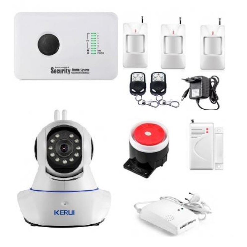 Комплект сигналізації GSM G10C+ WI-FI IP камера (YYFDHHJF89FJJJF)