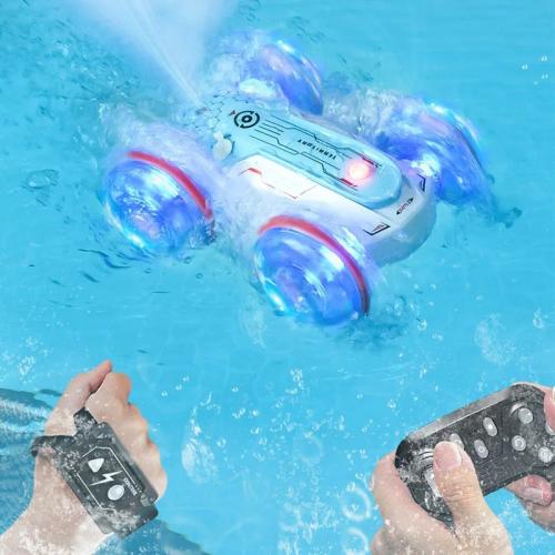 Машинка-амфібія Stunt Car 1841-2 з парогенератором та пультом ДУ Blue Машинка-амфібія Stunt Car 1841-2 з парогенератором та пультом ДУ Blue