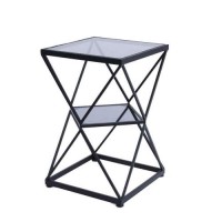 Кавовий журнальний столик у стилі Loft NS-587 630x400x400 мм Черный