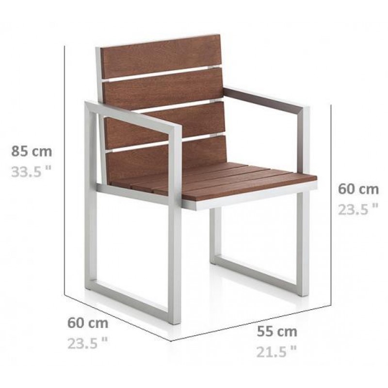 Обідній стілець у стилі Loft NS-1282 880x550x600 мм Белый