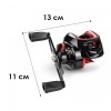 Котушка мультиплікаторна yumoshi AK 200 Black-Red Right 6294-74927
