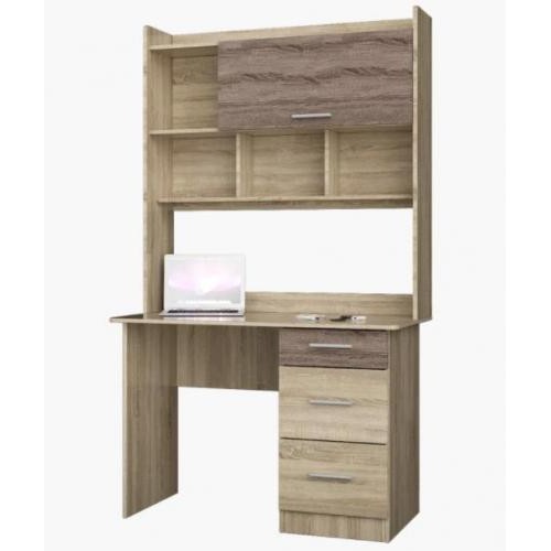 Комп'ютерний стіл Еверест Школяр-4 Сонома + трюфель Комп'ютерний стіл Еверест Школяр-4 Сонома + трюфель