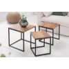 Комплект журнальних столиків GoodsMetall у стилі Лофт КЖС37